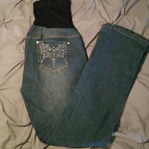 Bootcut maternity jeans